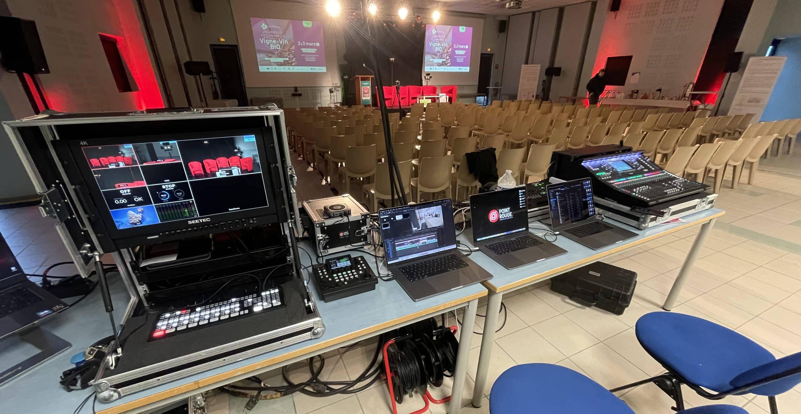 Prestation Vignes et Vins Bio – Point Rouge – agence audiovisuelle institutionnel captation live streaming - POINT ROUGE